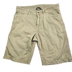 ExOfficio Hiking Shorts Mens 36 Khaki Tan Utility Gorpcore Outdoor Cargo Twill